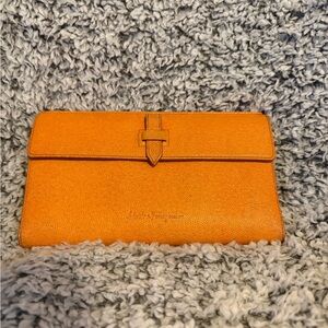 Salvatore Ferragamo Orange Wallet